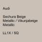 Preview: Audi, Sechura Beige Metallic / Vikunjabeige Metallic, LL1X / 5Q.